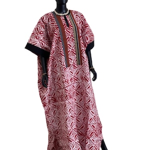 ABENA LUXURY ADIRE Bubu dress kaftan kimono rich aunty vibes