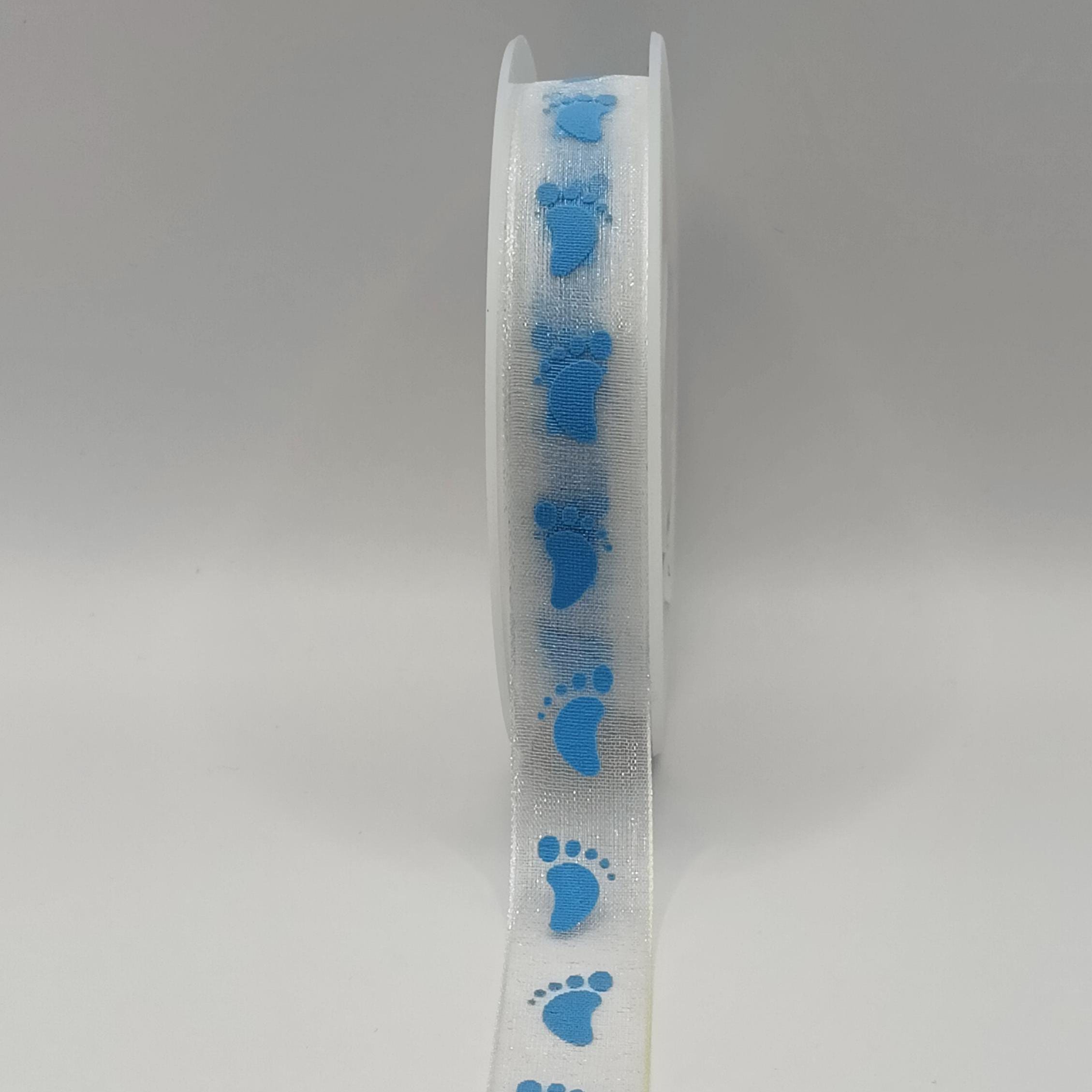 Baby Feet Ribbon: 10mm Sheer Printed Design, Gift Wrapping - Etsy