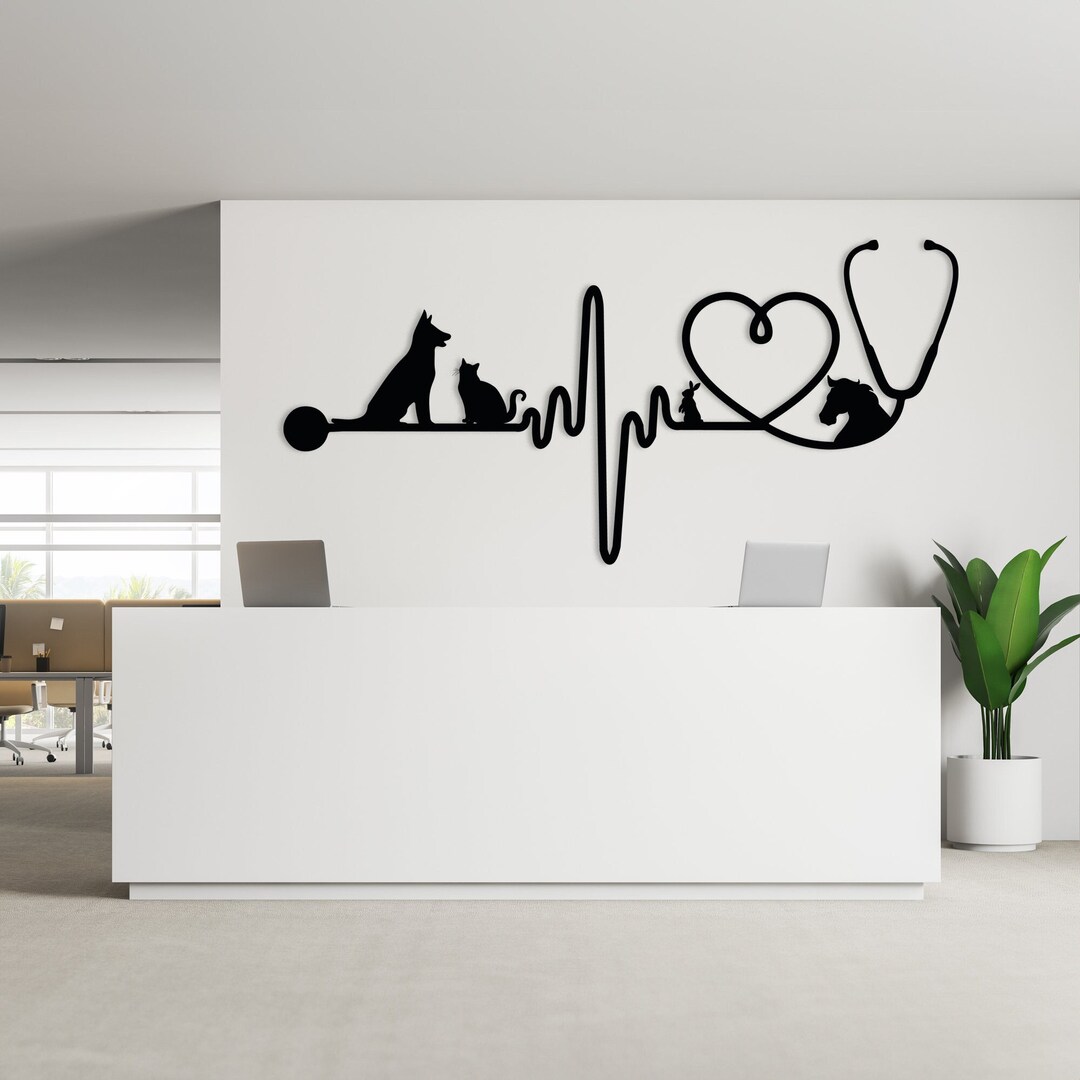 Vet Metal Wall Art, Vet Wall Decor, Graduation Gift, Veterinarian Gift