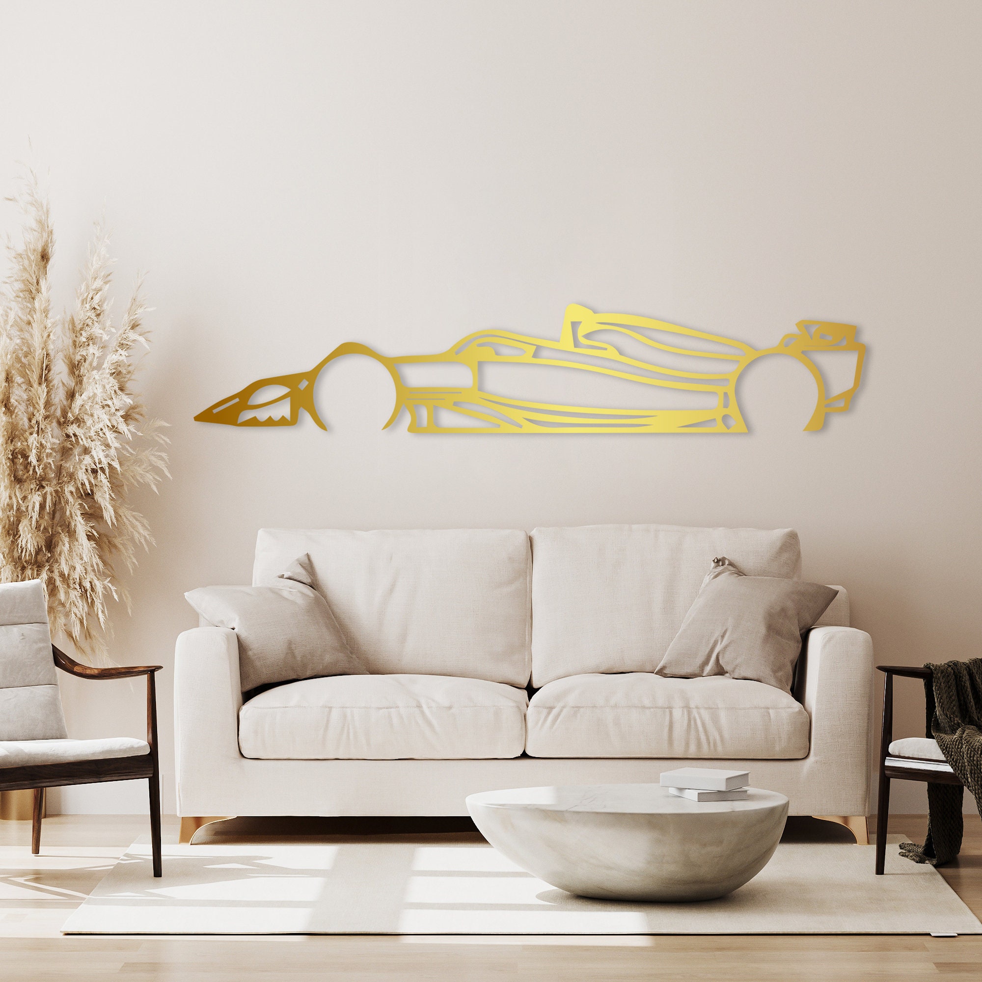 Formula 1 Metal Wall Art Silhouette F1 Wall Car Decor Garage Etsy