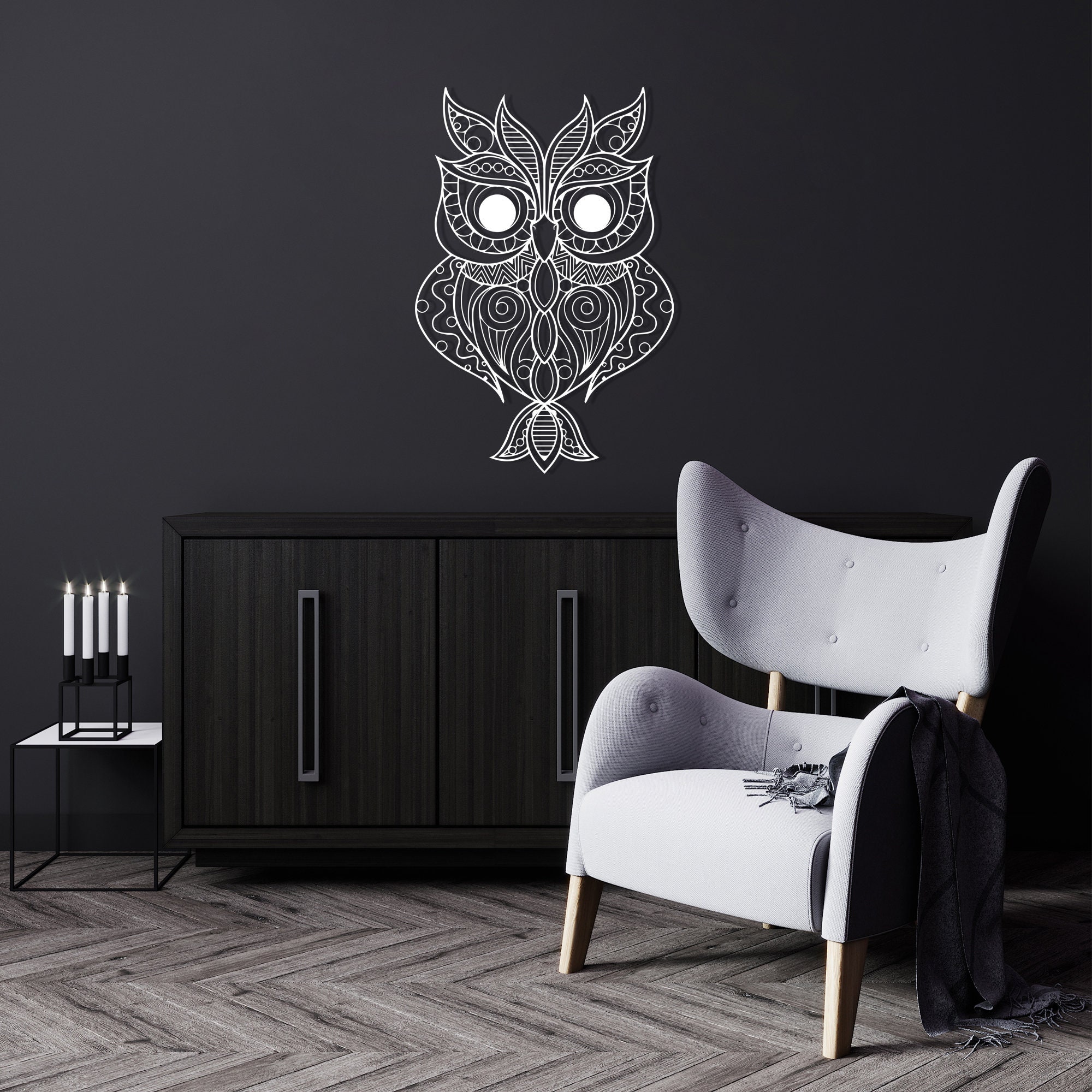 Perfeclan Vogel Wandkunst Set - 6-teilige Holzdekoration Für Wohnzimmer