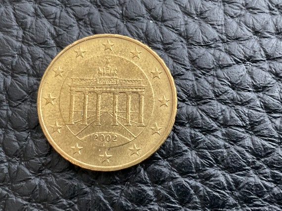 Rare 10 Euro Cent Coin 2002, Mint Mark 