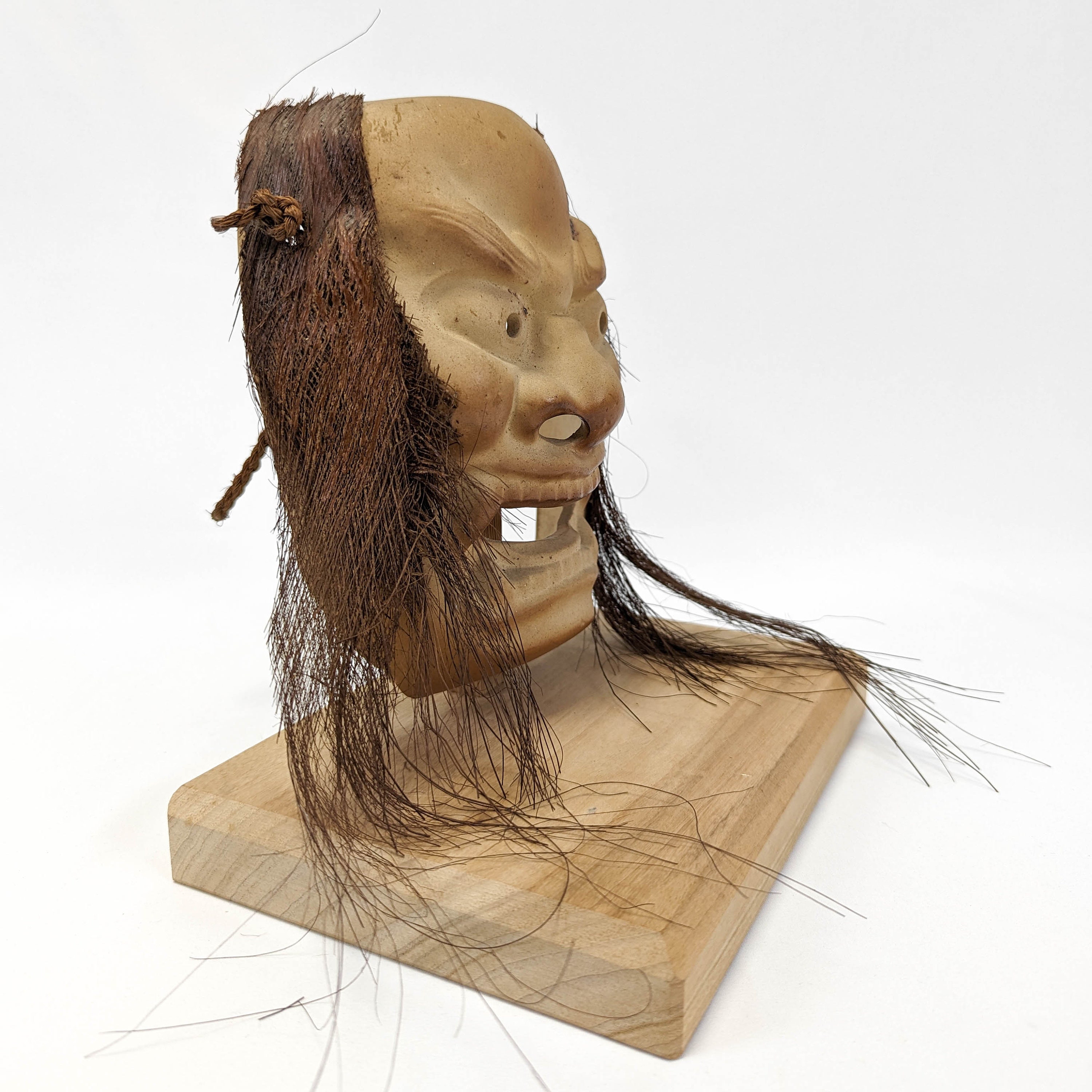 Ceramic Oni Mask Traditional Japanese Style Mask Folk Craft Etsy