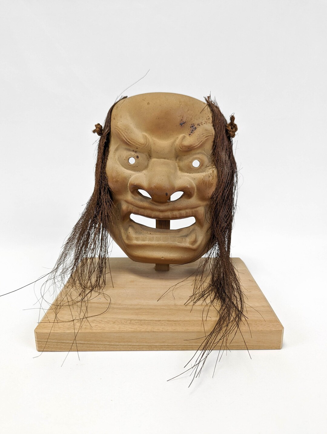 Ceramic Oni Mask Traditional Japanese Style Mask Folk Craft Etsy
