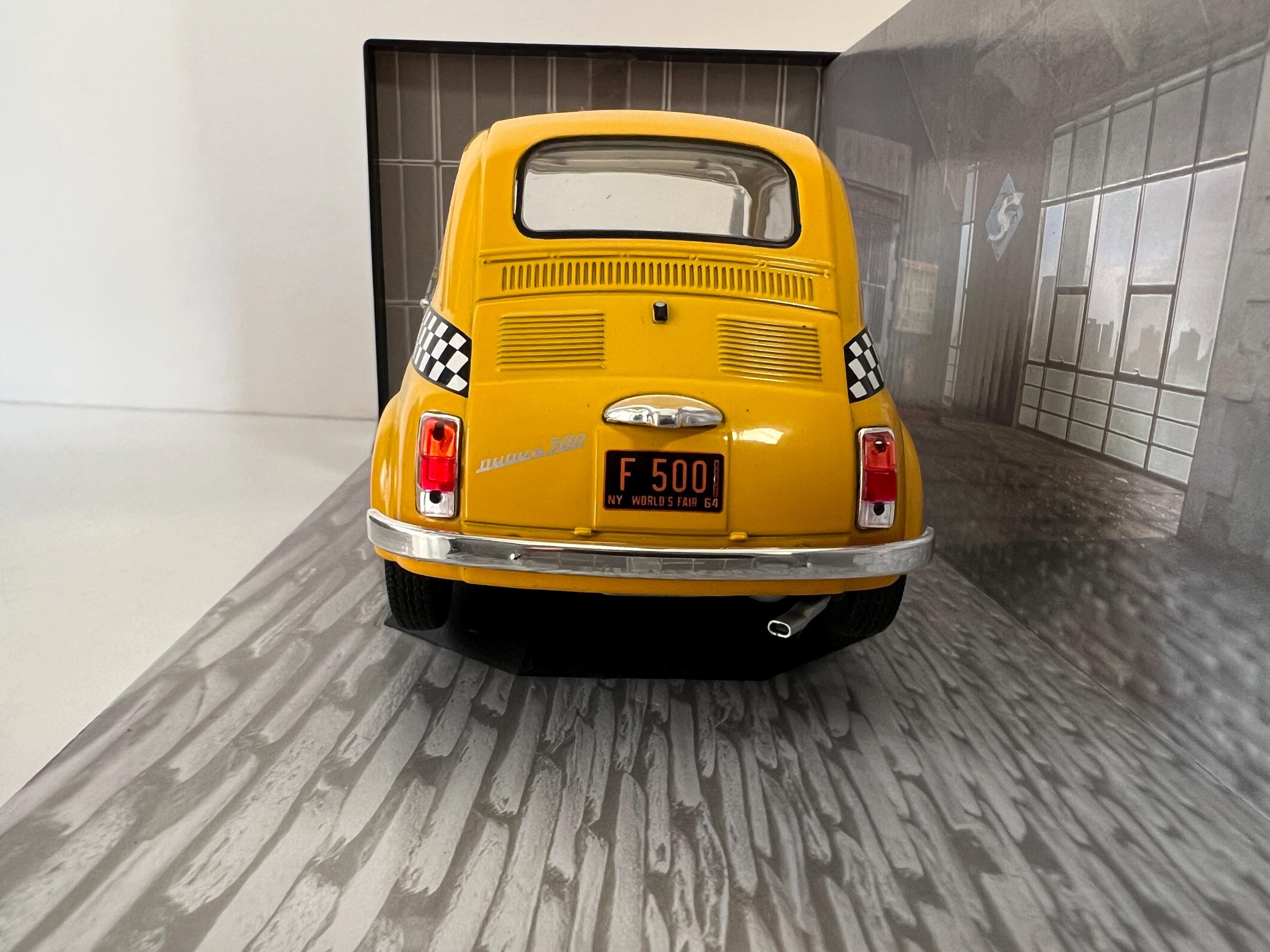 フィアット 500 1968 タクシー イエロー 1:18 Solido 1/18 - Etsy 日本