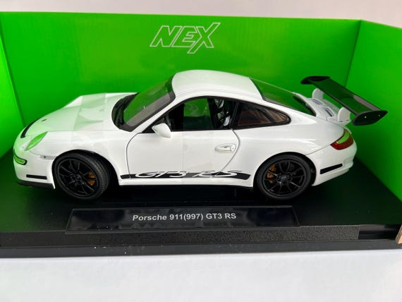 Porsche 911 997 GT3 RS 2007 White 1:18 Welly 1/18 - Etsy Canada