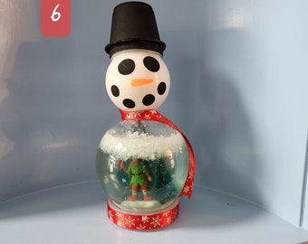 Christmas Snowman Snow Globes