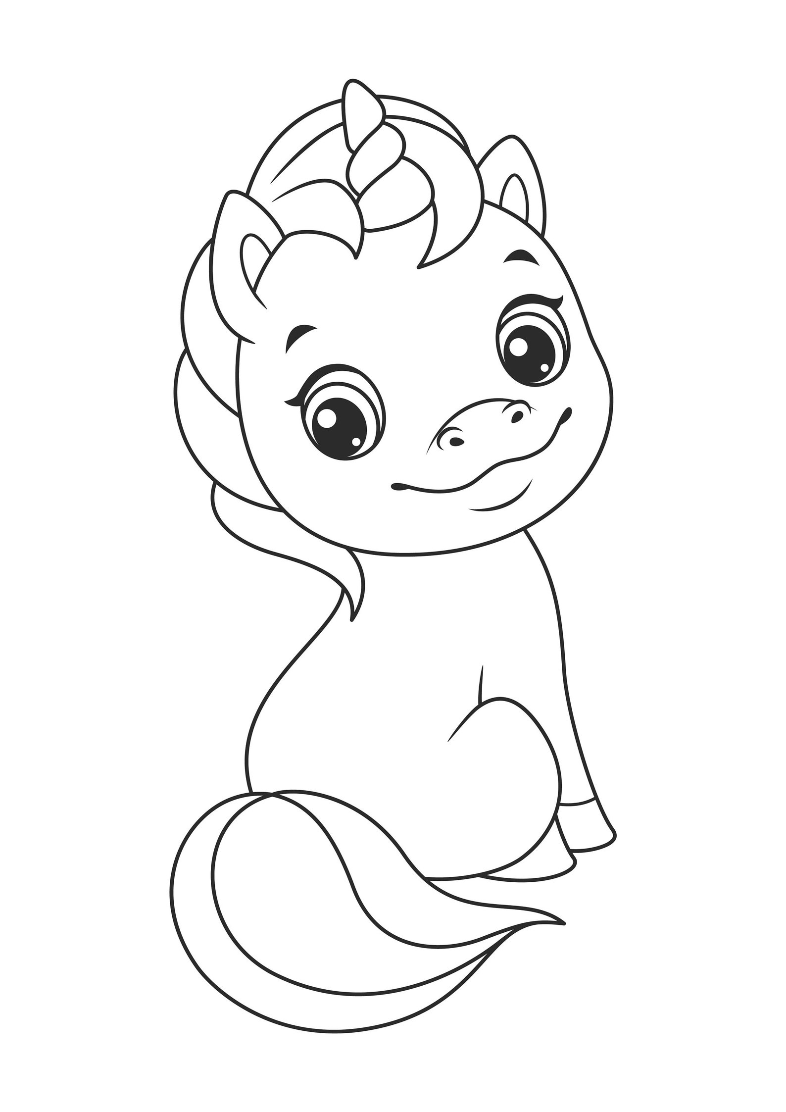 Unicorn Coloring Pages for Kids, Printable Coloring Pages Unicorn