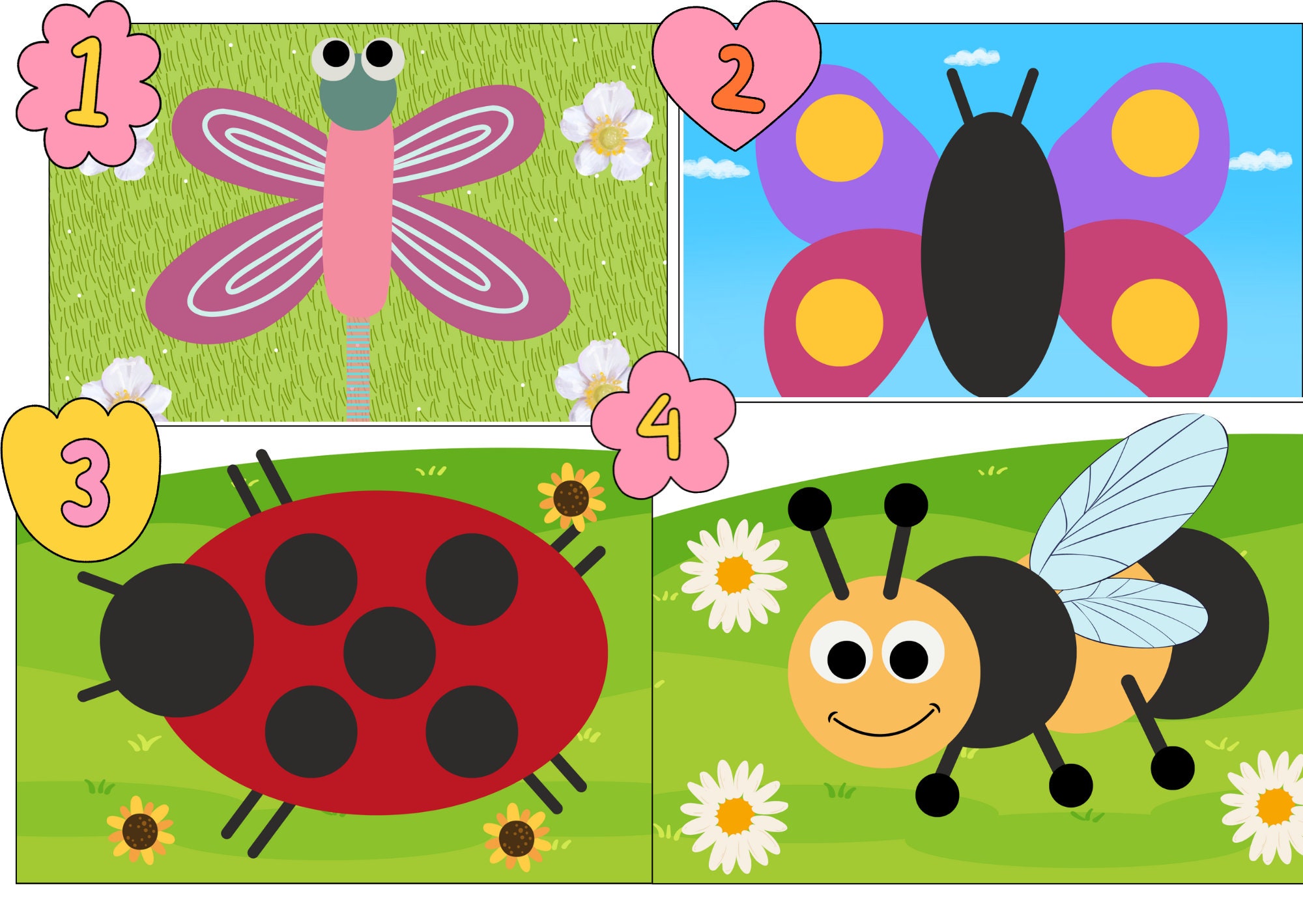 Cut and Glue Printable Sheets for Toddlers, Cut and Glue Activity PDF ...