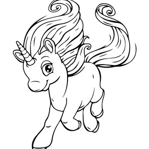 Unicorn Coloring Pages for Kids, Printable Coloring Pages Unicorn ...