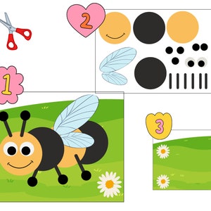 Cut and Glue Printable Sheets for Toddlers, Cut and Glue Activity PDF ...