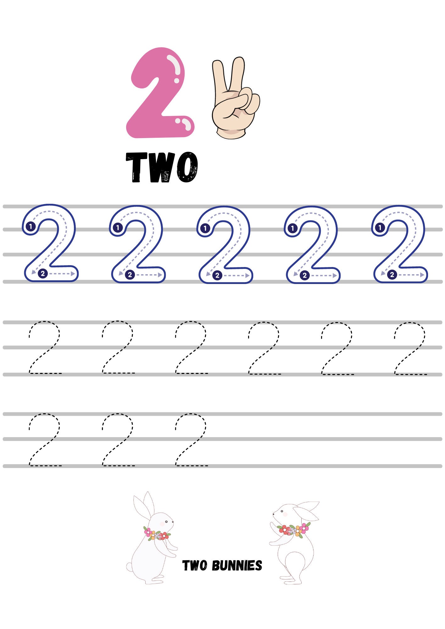 Printable Alphabet and Numbers Tracing Worksheets for Preschooler