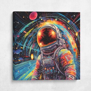 The Cosmic Explorer Digital artwork pt 1 Canvas Print