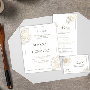 Diseño Invitación Boda