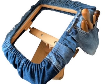 Rug Hooking DENIM FRAME  COVER