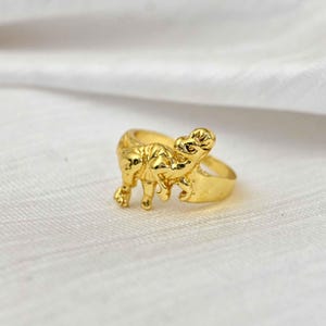 Bague éléphant en or : bijoux animal porte-bonheur