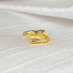 Black Myth Wukong inspired Golden Band, Adjustable rings, Golden ring, Cloud Somersault, Wukong Rings