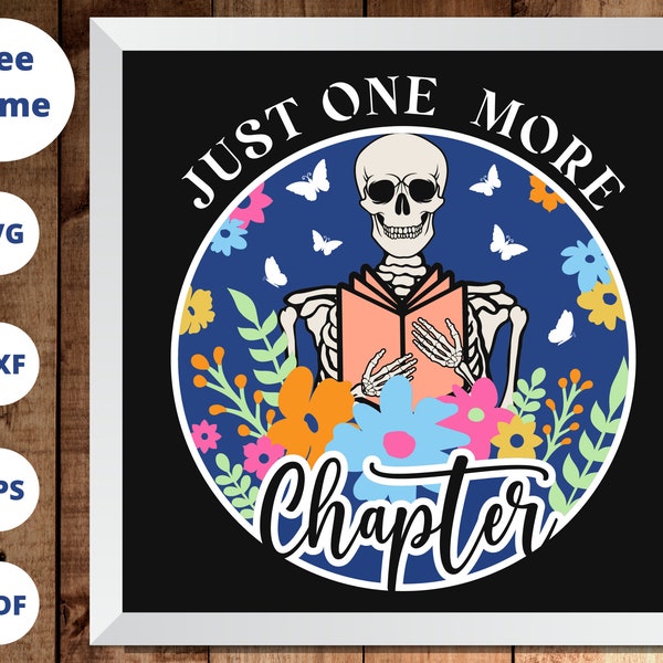 3D Reading Skeleton Shadow Box, Funny Book 3D Svg, Book Lover Svg, Floral Book Svg, Butterflies Book Shadow Box, For Cricut