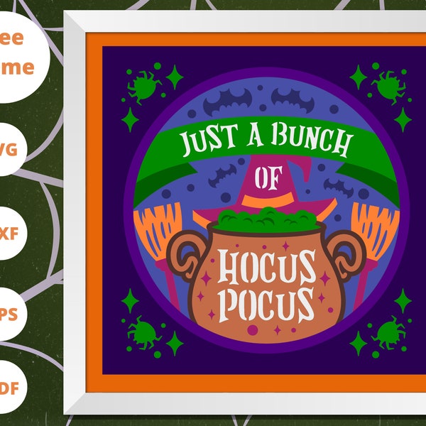 3D Halloween Hocus Pocus Svg, Hocus Pocus Shadow Box, Hocus Pocus Junkie, Cricut and Silhouette Cutting File 3D Halloween Hocus Pocus Svg, Hocus Pocus Shadow Box, Hocus Pocus Junkie, Cricut and Silhouette Cutting File