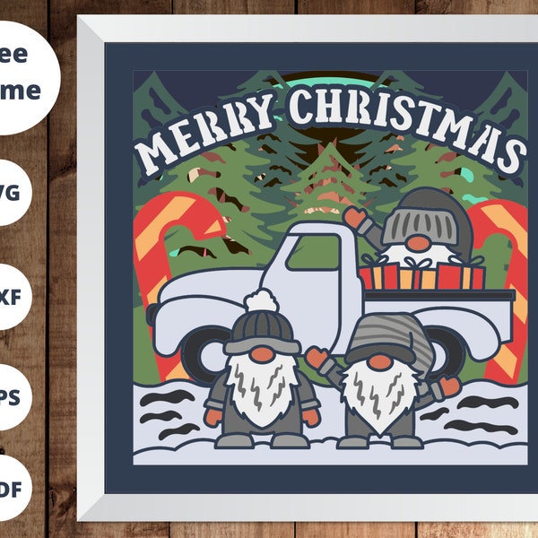 3D MERRY CHRISTMAS GNOMIES Svg, Christmas Shadow Box, Christmas gnomies Shadow Box, Family Gnomes svg, For Cricut 3D MERRY CHRISTMAS GNOMIES Svg, Christmas Shadow Box, Christmas gnomies Shadow Box, Family Gnomes svg, For Cricut