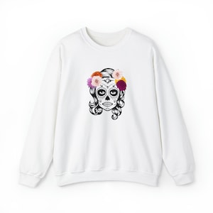 Sugar skull- Unisex Heavy Blend™ Crewneck Sweatshirt