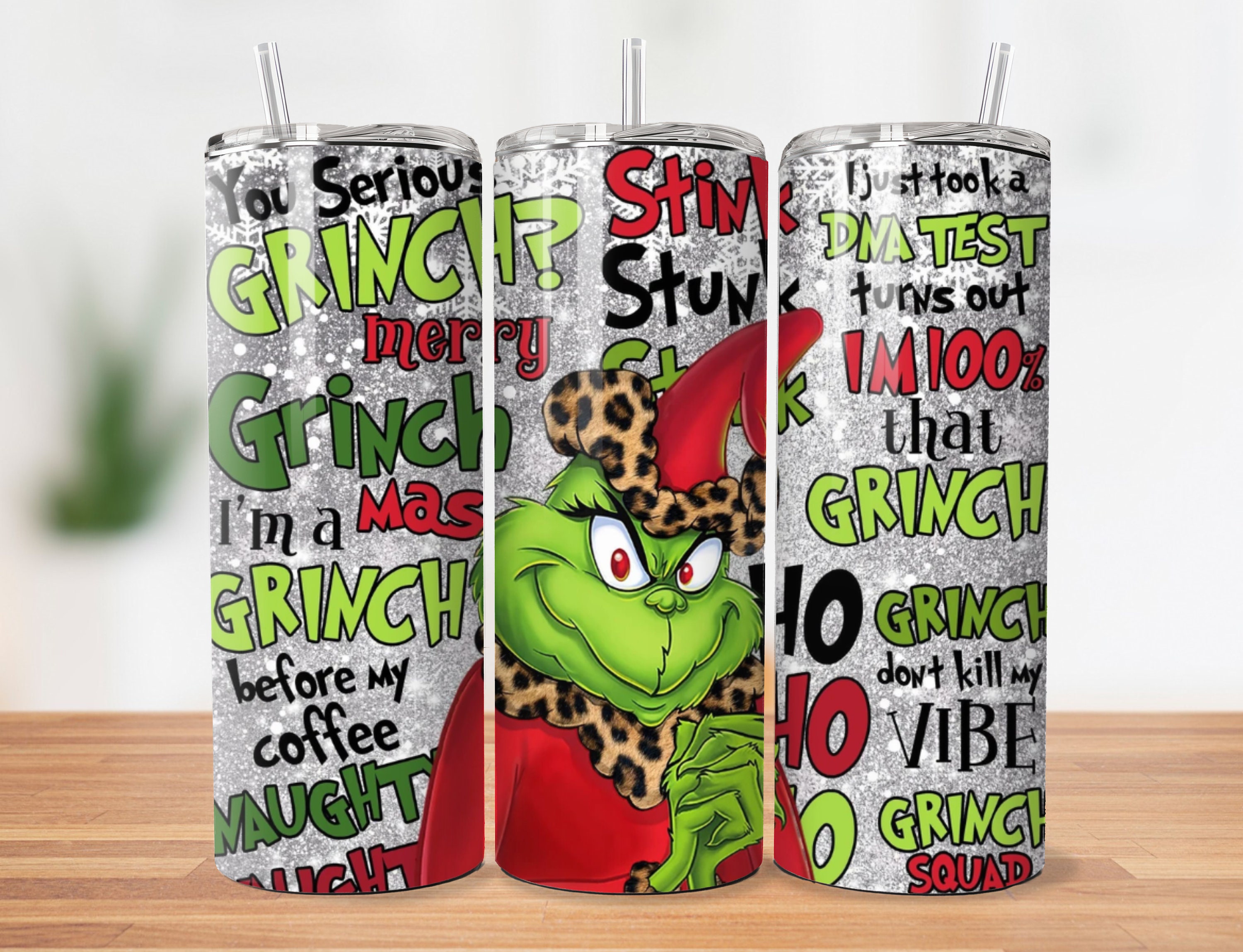 25 oz. Green The Grinch tumbler