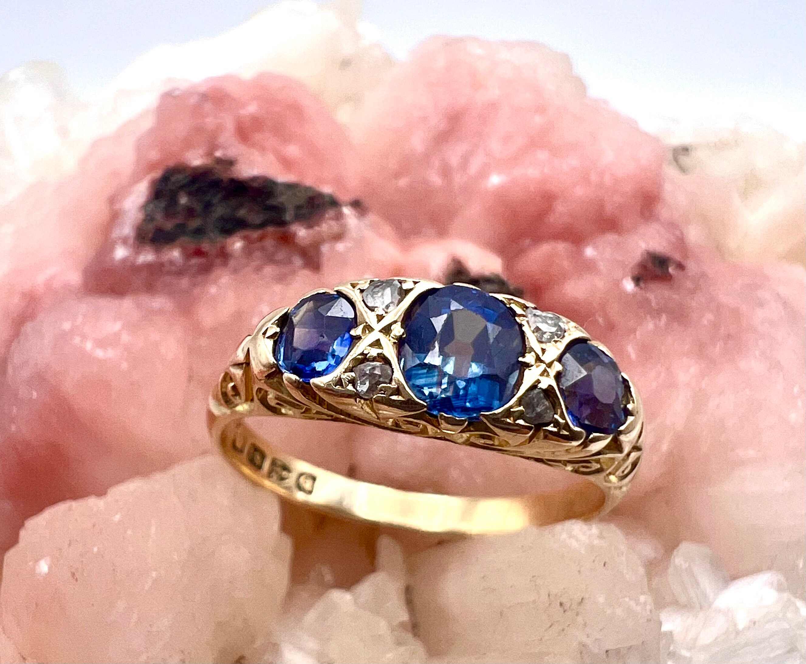 Bague saphir originale sale
