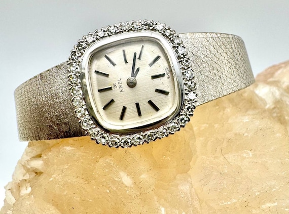 Luxury EBEL Vintage Watch - 750 white gold 18K. w… - image 4