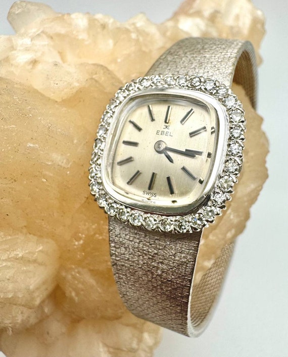 Luxury EBEL Vintage Watch - 750 white gold 18K. w… - image 1