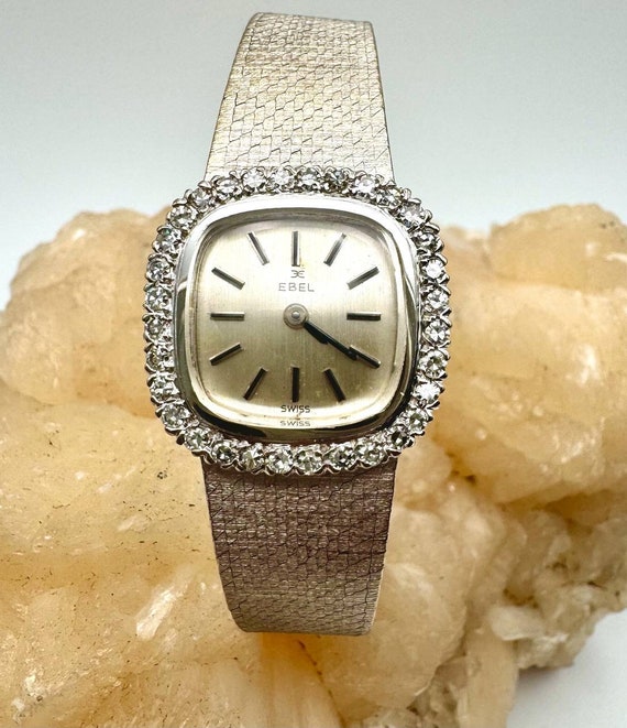 Luxury EBEL Vintage Watch - 750 white gold 18K. w… - image 3