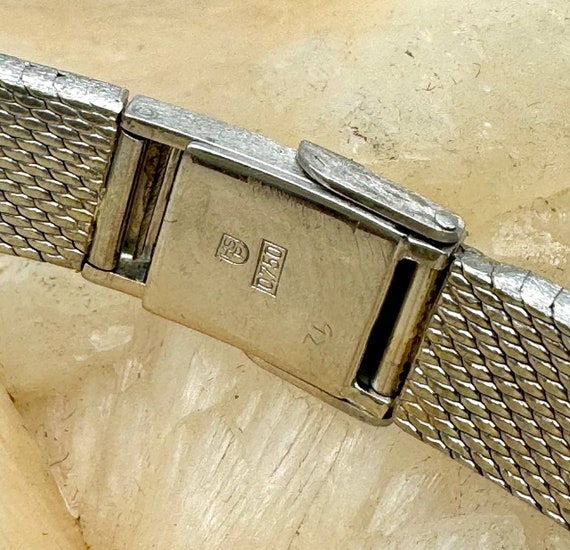 Luxury EBEL Vintage Watch - 750 white gold 18K. w… - image 6