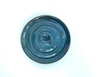 Jabonera de cerámica hecha a mano / Regalo para inauguración de casa / Hecha a mano en Grecia