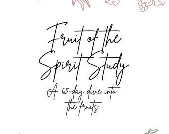 Fruit of the Spirit Bible Study