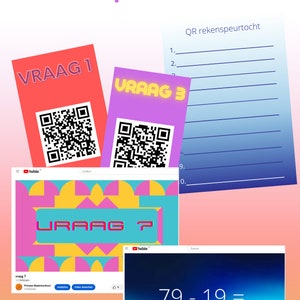 Qr code scavenger hunt math group 4