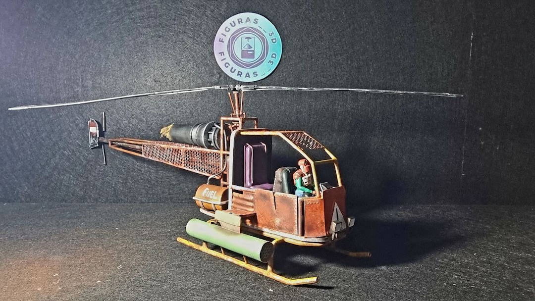 Attack Helicopter Rust - Etsy