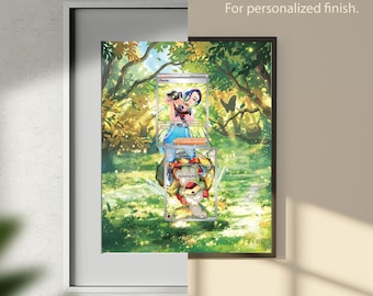 Perrin 220/167 & Growlithe 181/167 GIDORA Extended Display Digital Artwork