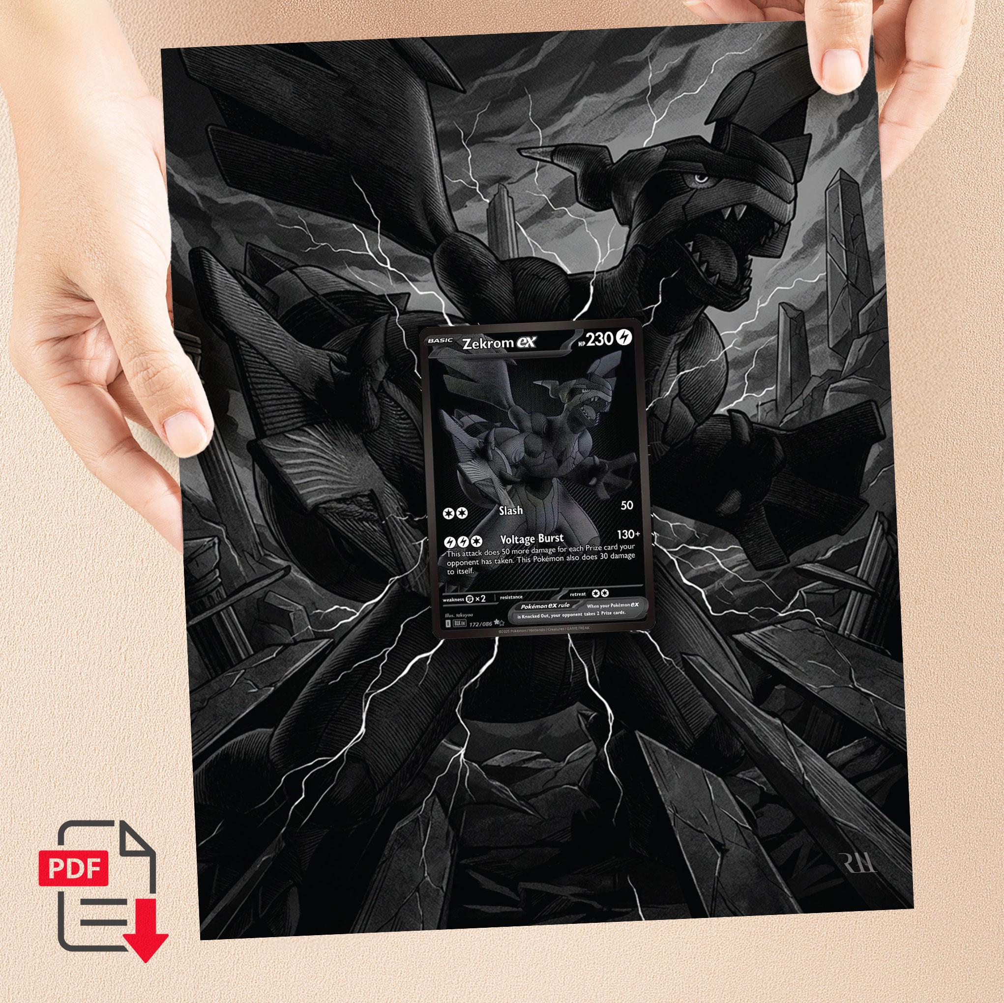 Ex Zekrom - Etsy