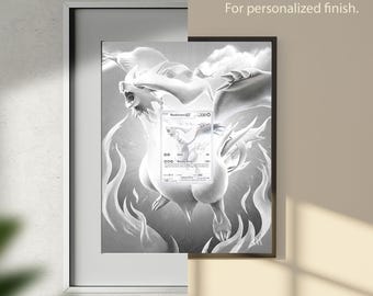 Reshiram ex 173/086 Extended Display Digital Artwork