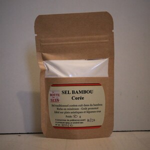 Bamboo salt from Korea: a unique salt in the world, with a fine texture like icing sugar image 2