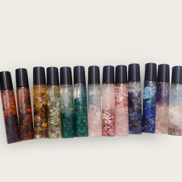 Roller del Benessere roll on roll ball cristalli chakra intenzioni healing roller travel roller aromatherapy flowertherapy crystal therapy