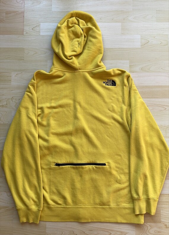 Black and yellow north face best sale hoodie