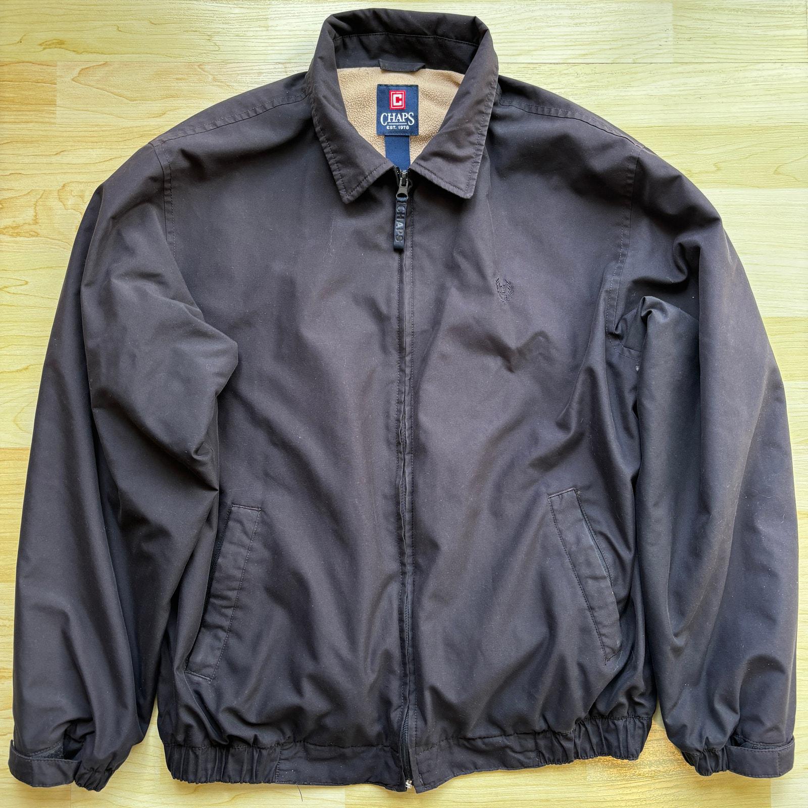 ジャケット・アウター 80s Chaps ralph lauren blouson jacket Vintage Chaps Ralph Lauren Jacket Size L Large Blue 1/4 Half