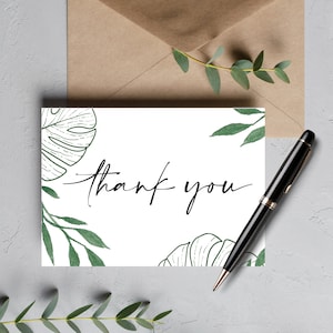 Package of 10 Thank you Cards | High Quality and with Enveloppes Included |