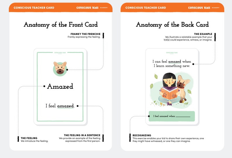 Feelings Flashcards for ages 3, Montessori Emotions Flashcards, Toddler Flash Cards, Montessori Materials Single Deck image 8