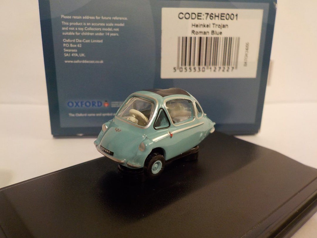 Heinkel Trojan Bubble Car Blue Model Car Oxford Etsy heinkel-trojan-bubble-car-blue-model-car-oxford-etsy