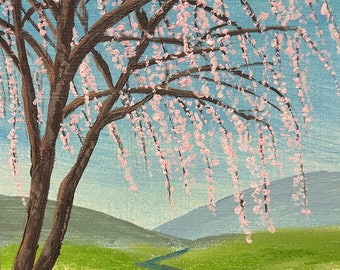 Spring Valley - original acrylic painting