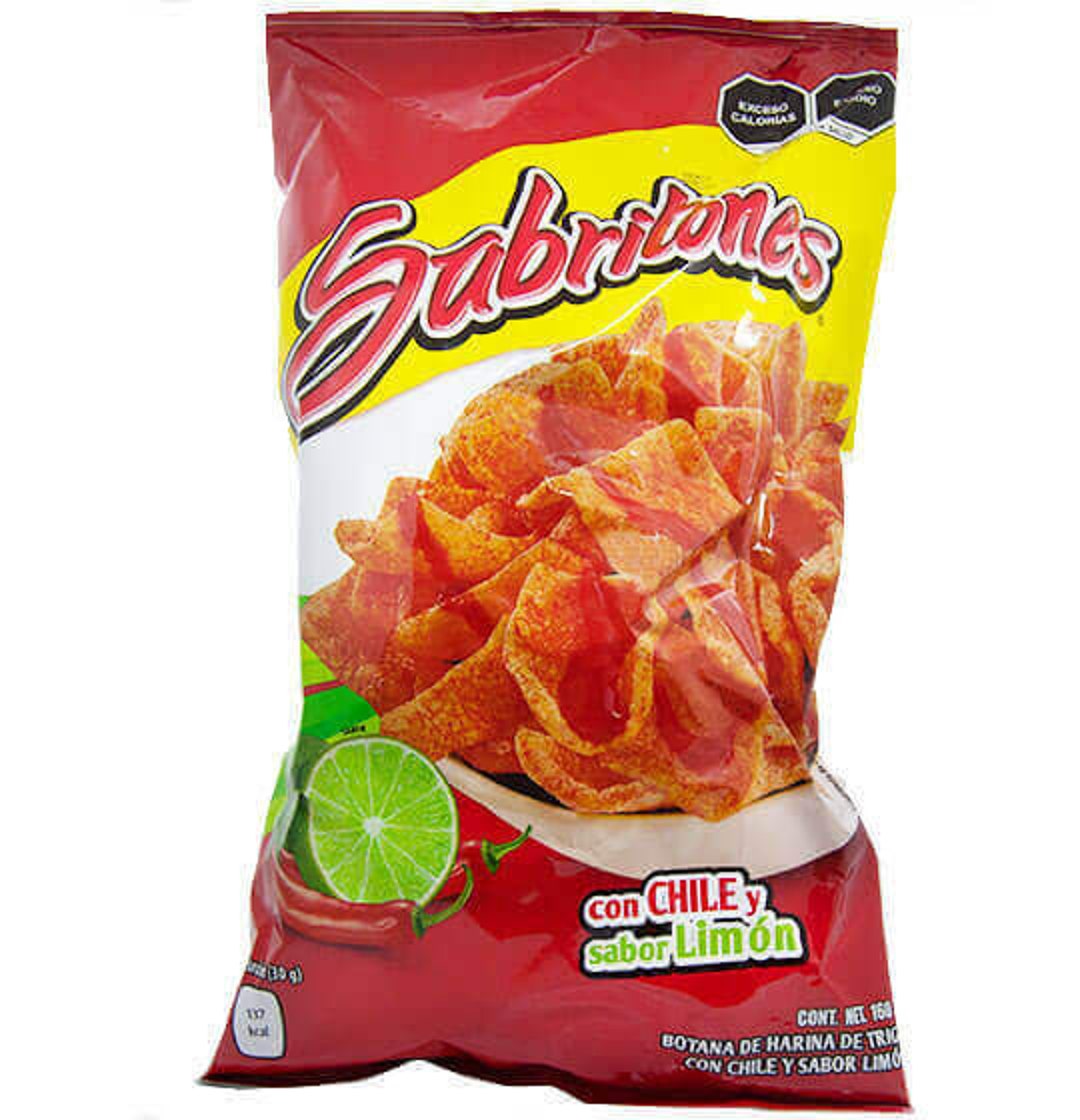 Sabritones Sabritas Mexican Chips 5 BAGS 60 G Etsy