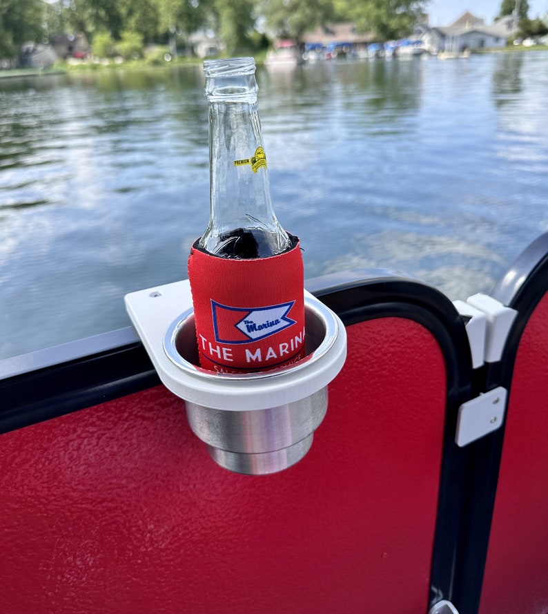 Pontoon Rail Cup Holder