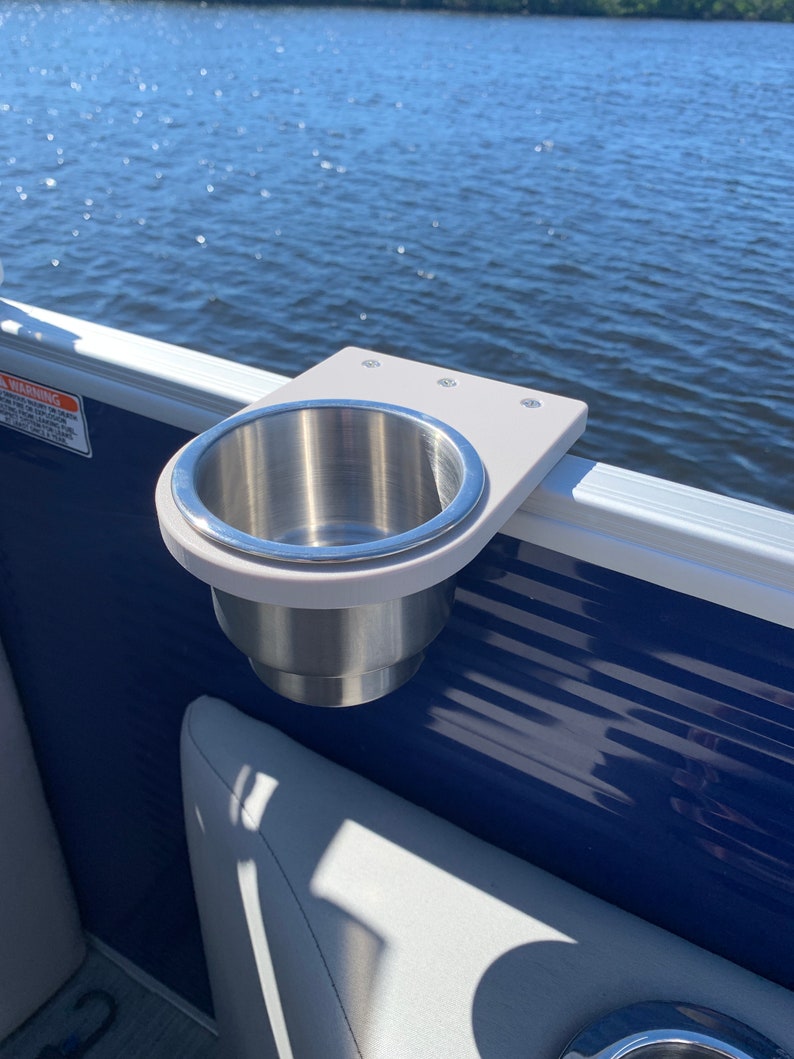 Pontoon Rail Cup Holder