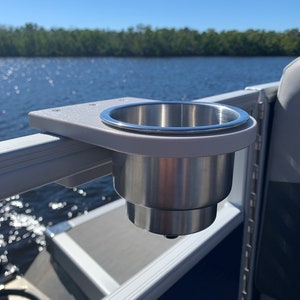 Pontoon Rail Cup Holder